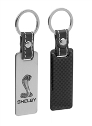 Carbon Fiber Shelby Snake Keychain