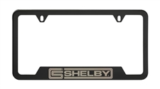 Black Powder Coated Shelby License Plate Frame