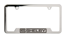 Polished Stainless Steel Shelby License Plate Frame
