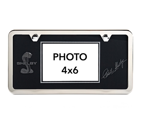 Black Shelby License Plate Picture Frame
