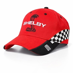 Shelby Snake Red Checkered Race Hat