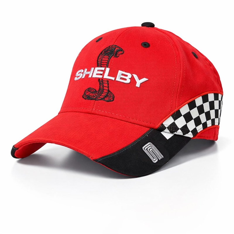 Shelby Snake Red Checkered Race Hat