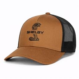 Shelby Tiff Poly/Cotton Mesh Hat - Caramel/Black
