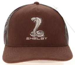 Shelby Super Snake Brown Corduroy Mesh Hat