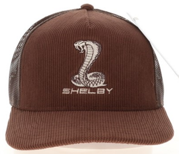 Shelby Super Snake Brown Corduroy Mesh Hat