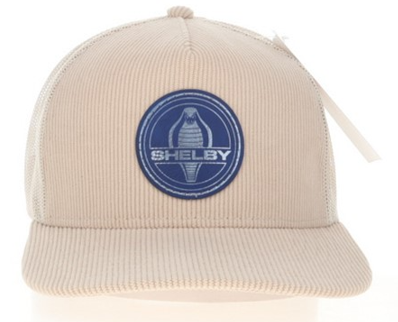 Shelby Cream  Corduroy Mesh Hat