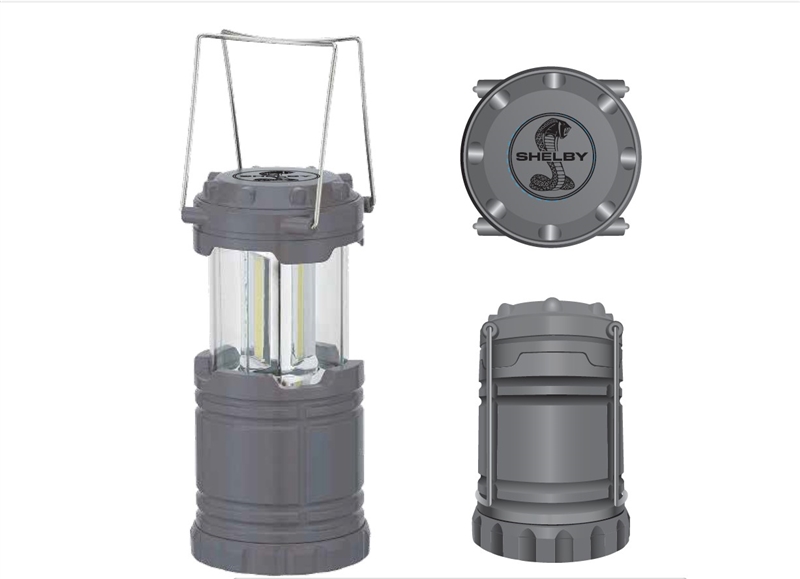 Shelby Mini Pop-Up Lantern- Silver