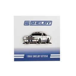 1966 Shelby GT350 Lapel Pin - White / Blue Stripes