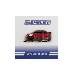 2022 Shelby GT500 Lapel Pin - Red / White Stripes