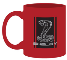Shelby Super Snake 11 oz Ceramic Mug - Red/Blk
