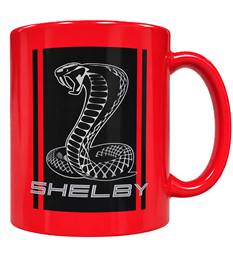 Shelby Super Snake 11 oz Ceramic Mug - Red/Blk
