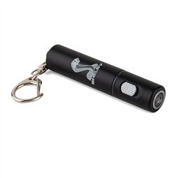 Shelby LED Black Flashlight Keychain