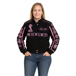 Shelby Ladies Race Jacket - Black / Pink