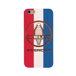 Cobra Red, White and Blue Wooden Phone Case