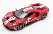 1:18 2017 Red Ford GT Diecast