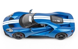 1:18 2017 Blue Ford GT Diecast
