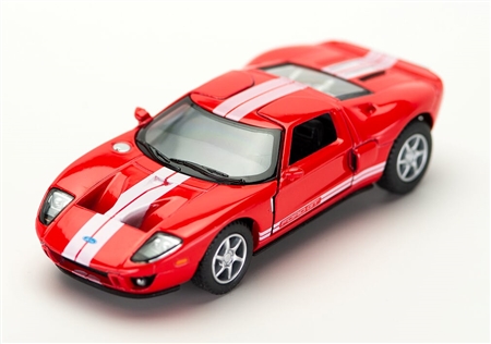 1:36 2006 Red Ford GT Diecast