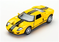 1:36 2006 Yellow Ford GT Diecast