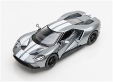 1:38 2017 Silver Ford GT Diecast