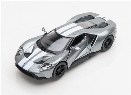 1:38 2017 Silver Ford GT Diecast