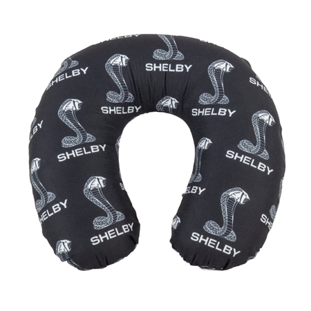 Shelby Repeat Snake Black Neck Pillow