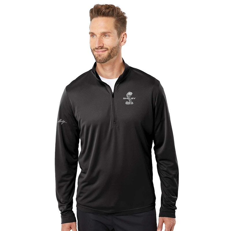 Shelby 1/4 Zip LS Performance- Black