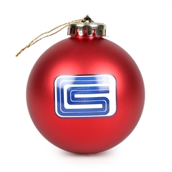 2015 Foundation Holiday Ornament - Matte Red