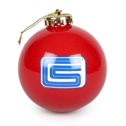 2015 Foundation Holiday Ornament - Shiny Red