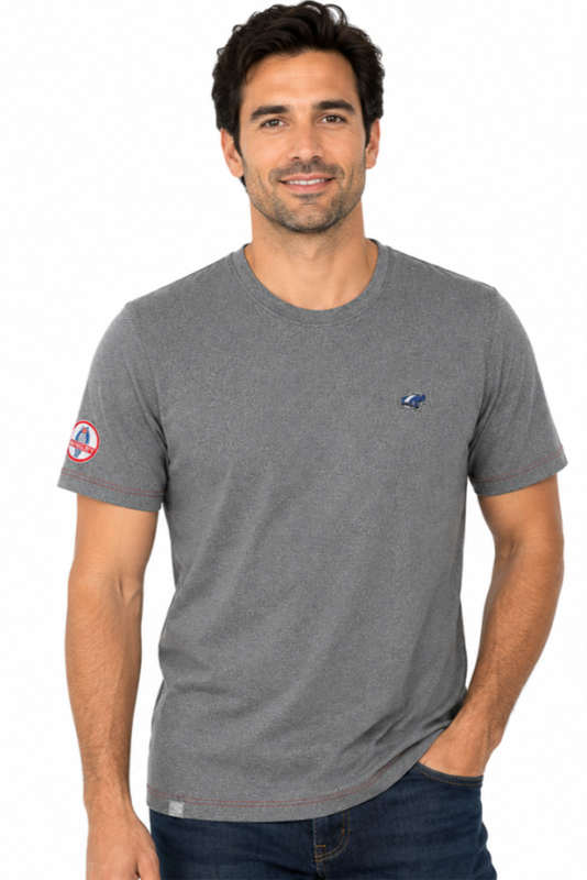 photo of Shelby Cobra Melange Tech Tee- GREY from Shelby Store