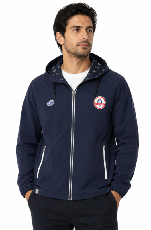 photo of Shelby Lightweight Hooded Zip Jacket-Navy from Shelby Store