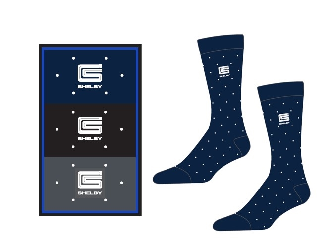Shelby Scottish Lisle Cotton Luxury Dress Socks (3-Pk)- L/XL (Size 12+)
