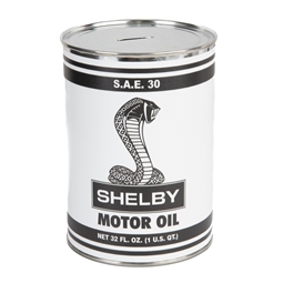 Shelby Tiff Box Oil Can Coin Bank - Black & White