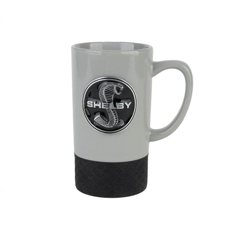 15 oz Shelby Emblem Coffee Grey Mug