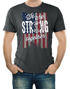 Strong Together Shelby Flag Heather Charcoal T-Shirt