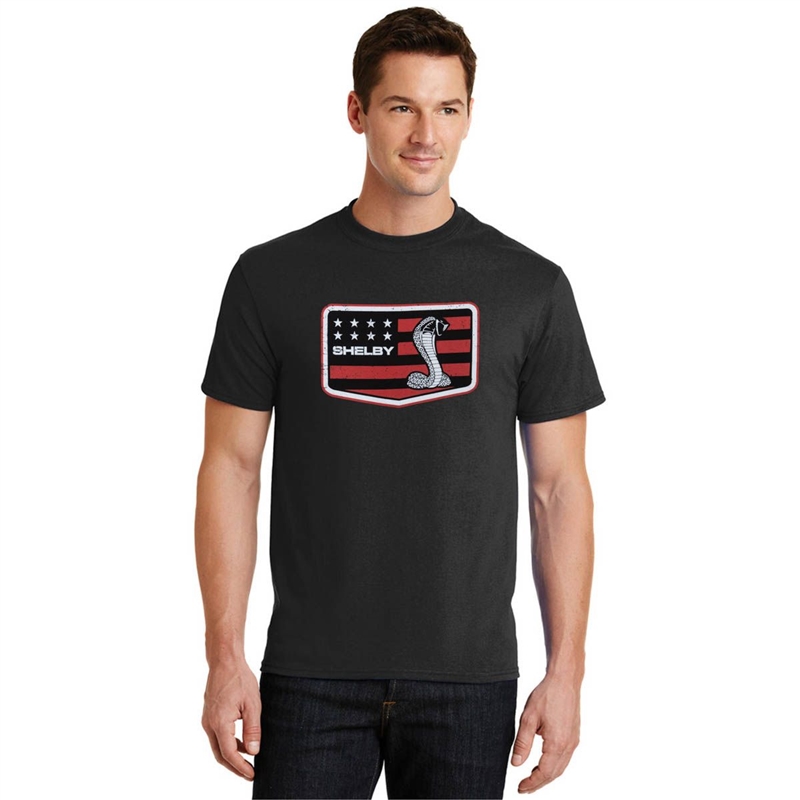 Shelby US Flag Patch T-Shirt