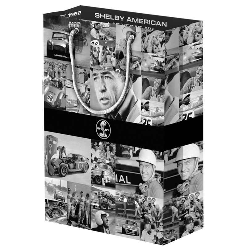 Shelby Foldable Gift Bag- Grayscale