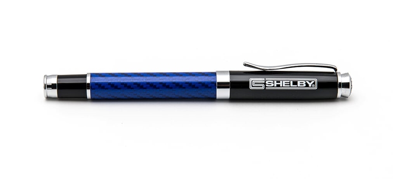 Carbon Fiber Rollerball Pen Blue Hofstra University