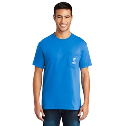 Shelby Pocket Tee-Royal-Blue