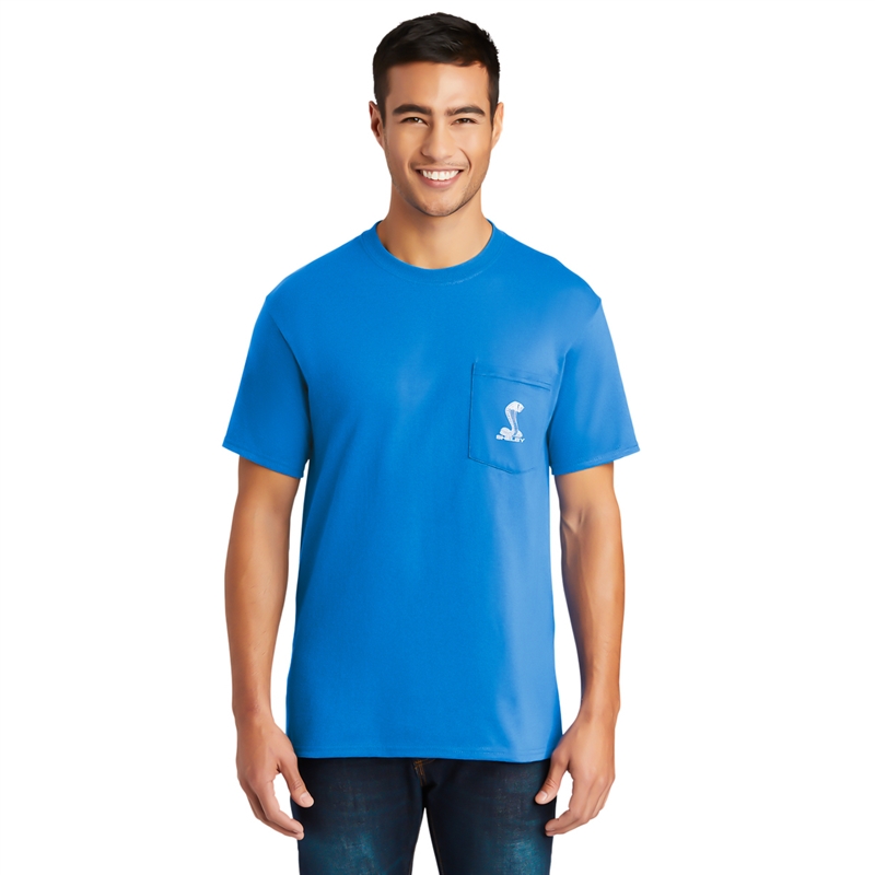Shelby Pocket Tee-Royal-Blue