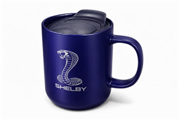 Shelby 14oz Mug With Lid- Blue