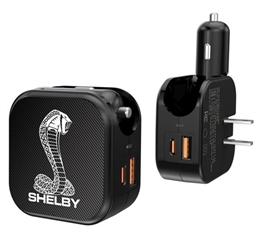 Shelby Carbon Fiber 2-IN-1 USB AC Charger