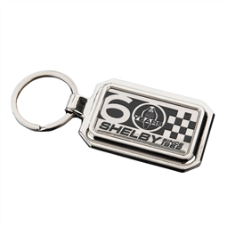 60th Anniv. Checkered Rectangle Keychain