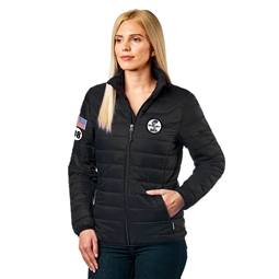 Shelby Ladies Puffer Jacket- Black