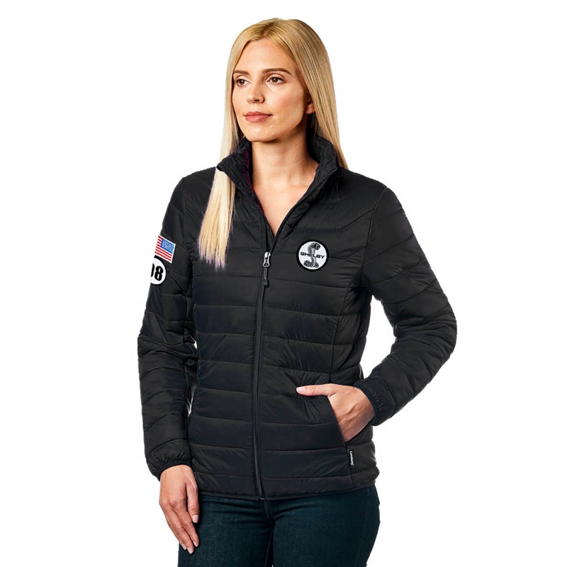 Shelby Ladies Puffer Jacket- Black
