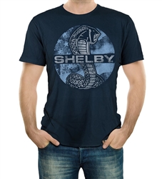 US Flag Shelby Snake Navy Tee