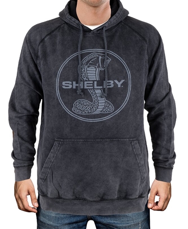 Shelby Mineral Wash Black Hoody