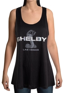 Shelby Womens HD Foil Black Tank