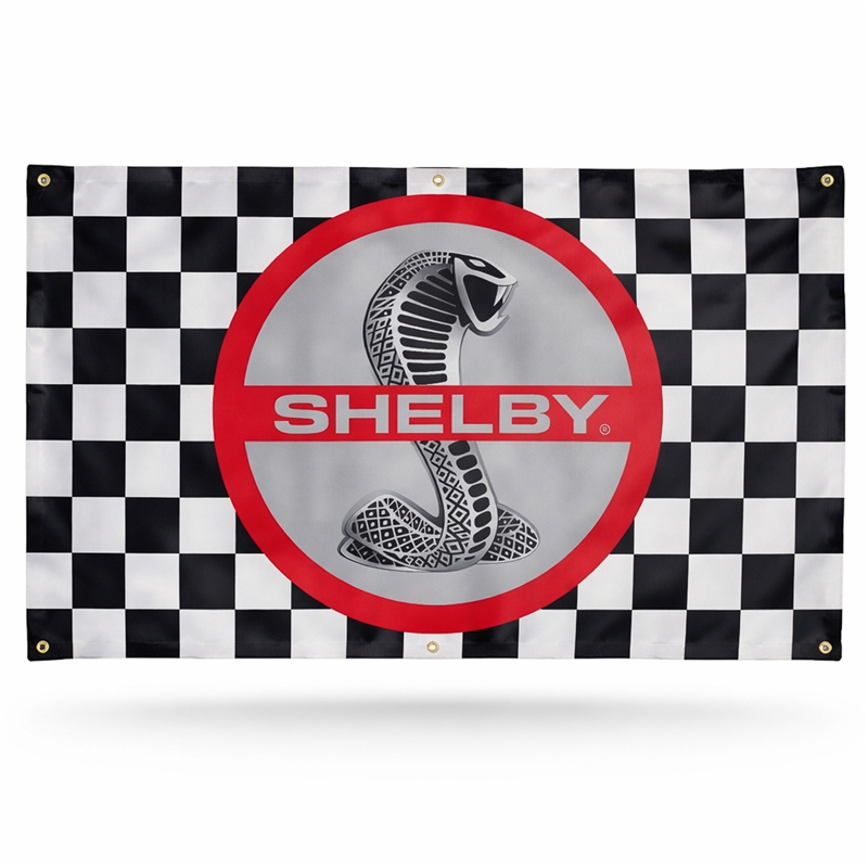 Shelby Tiffany 5' x 3' Banner- Checkered