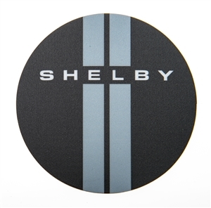 Shelby Black Double Stripes Magnet - Regular