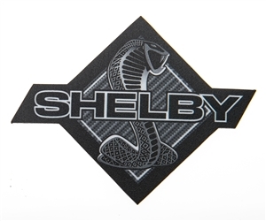 Carbon Fiber Print Shelby Snake Removable Magnet